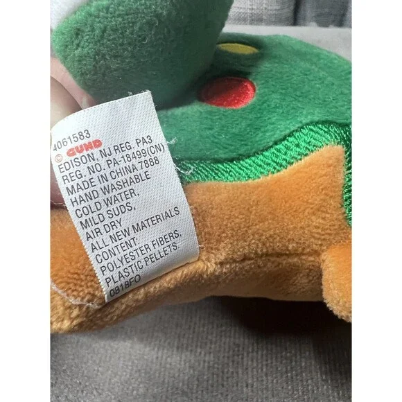 GUND Gingerbread Christmas Tree Star Plush Stuffed 10 Inch Toy Green Brown - Picture 6 of 7